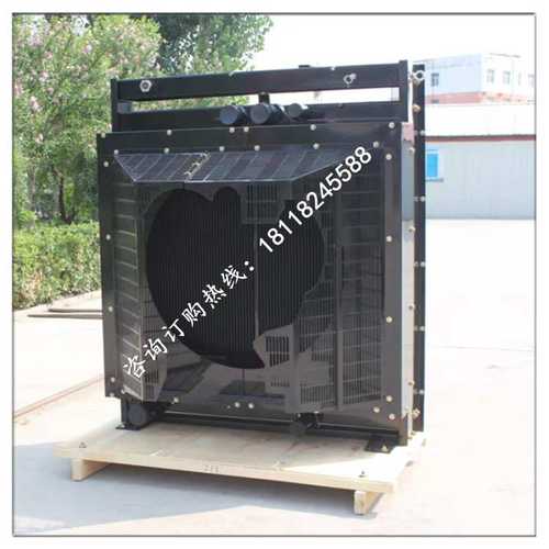 柴油发电机组工程机械发动机水箱远置式散热器中冷器管路风扇叶