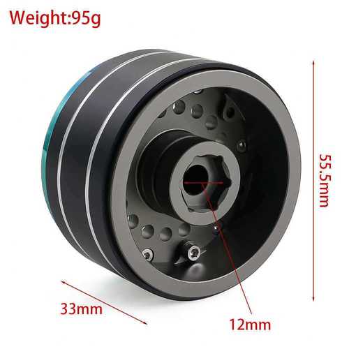 景尚攀爬车1.9寸攀爬车铝合金磨砂炫彩轮毂 可偏移SCX10 TRX4