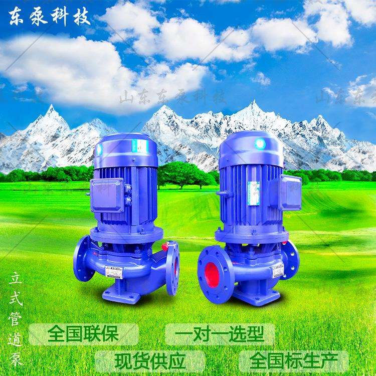 山东东泵 IRG立式管道增压泵 循环泵 厂家直供 供暖管道清水离心