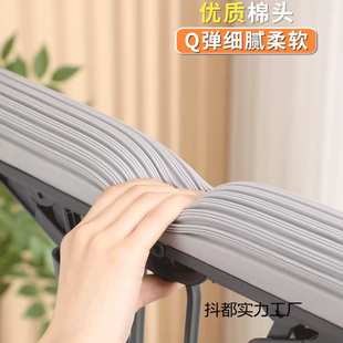 海绵拖把家用一拖净一键换头懒人免手洗对折式 胶棉大号带桶