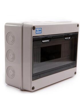 明装塑料配电箱 照明箱 8回路防水配电箱 空开盒HT-8 200*155*93