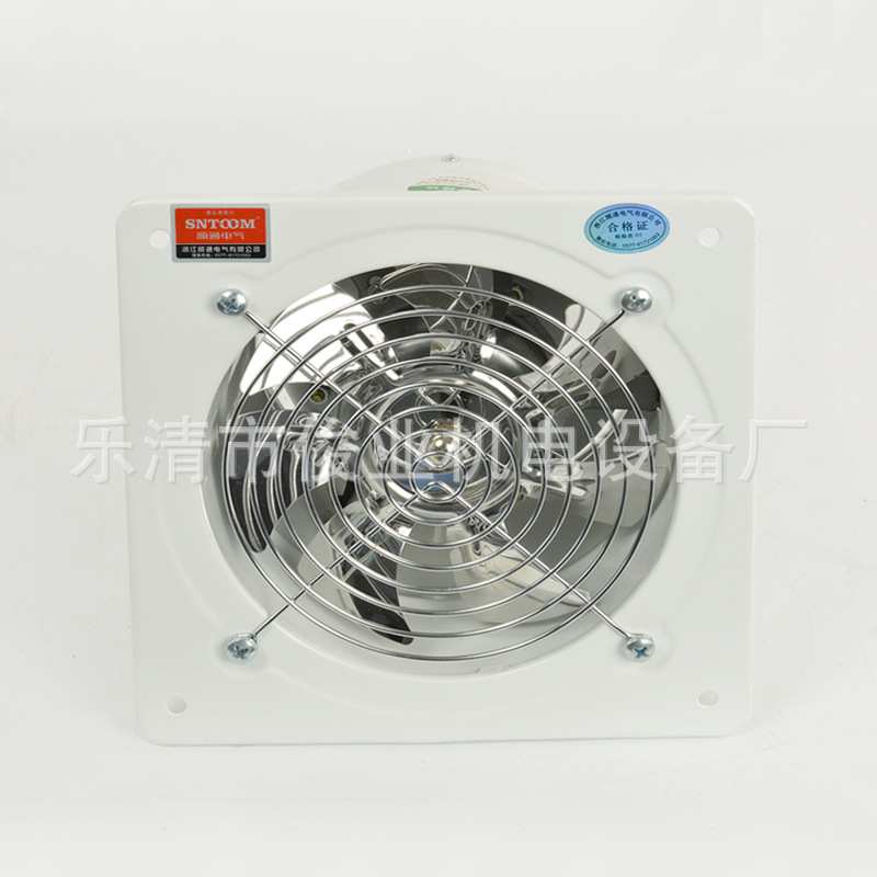 工业轴流方形风机FD-300壁式通风机6寸排风扇管道抽风机厨房家用