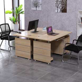 大厂供应职员办公桌椅组合单人位1.6米办公室电脑桌小型员工1.2米