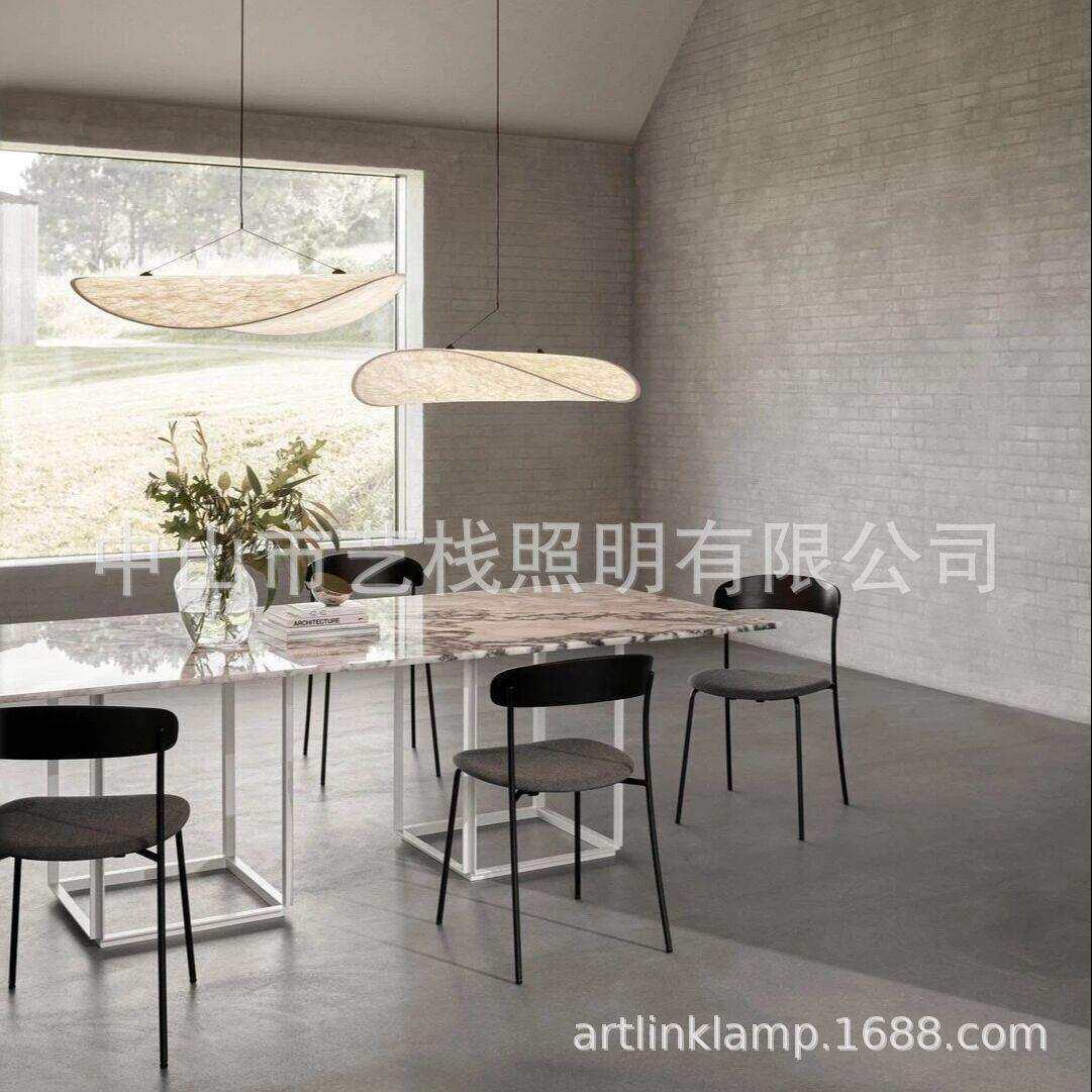 桑蚕丝飞艇吊灯，现代风格飞鱼吊灯