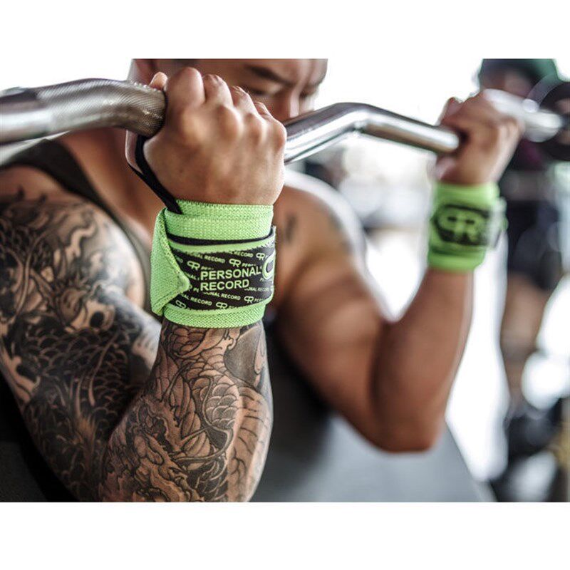 PR轮子哥护腕男健身训练卧推助力举重专业力量举健美防扭伤护手腕