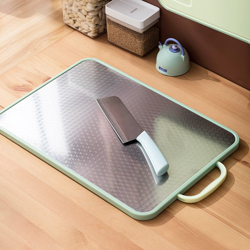 双面菜板抗菌防霉家用砧板不锈E钢水果案板切菜莱板熟食塑料