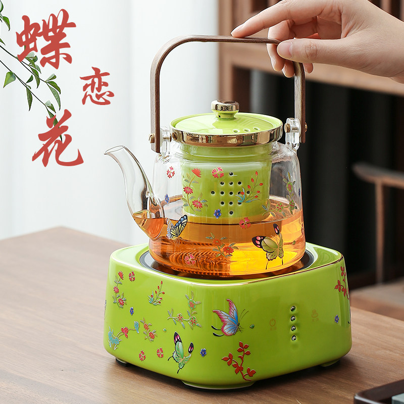 电陶炉煮茶器玻璃煮茶壶多功能烧水全自动蒸汽煮茶炉茶具套装家用,餐饮具,煮茶炉,淘宝优惠券,粉丝福利购,淘宝优惠卷