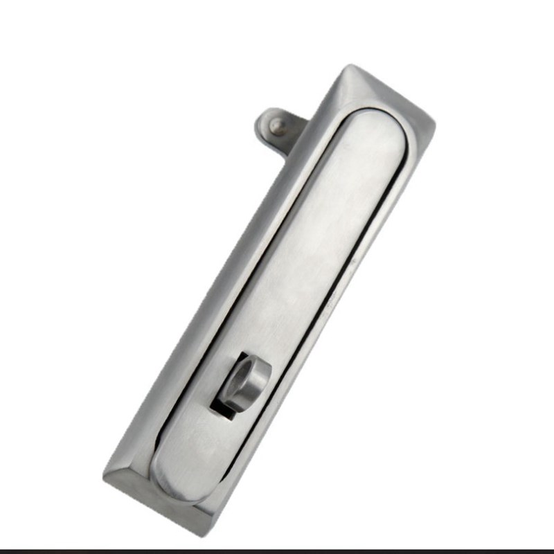 304不锈钢柜锁挂锁机箱锁MS834全平面锁带锁芯配电箱门锁控制箱锁