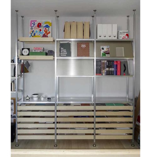 海洋板顶天立地置物架简约精品展示架橱窗K展柜办公室储物柜资料