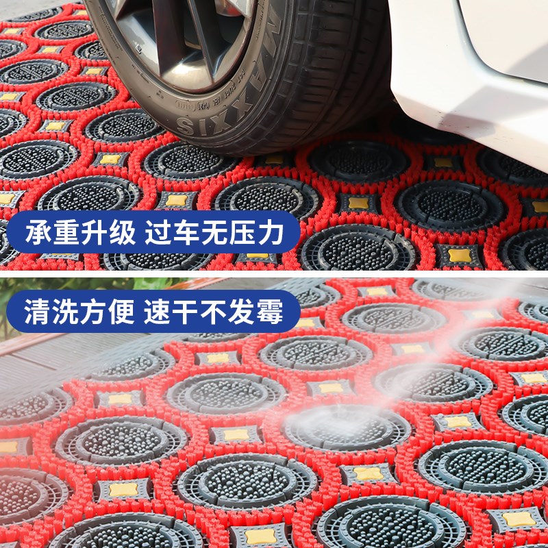 商用酒店大门口拼接地垫进门前室外入户防滑脚垫门垫户外迎宾地毯