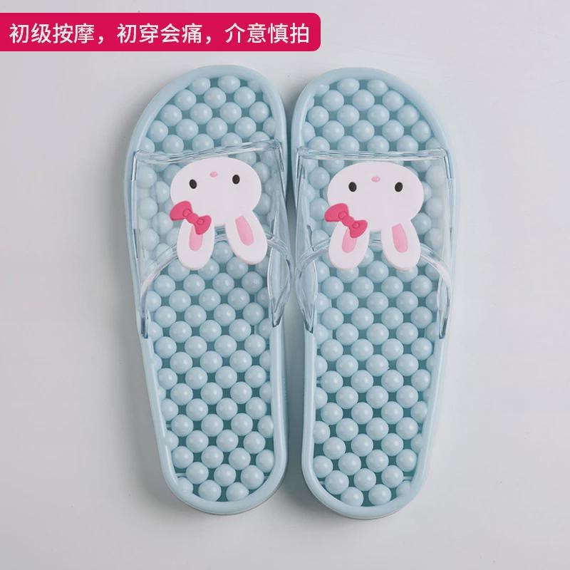 按摩拖鞋脚底穴位男家居家用情侣室内浴室拖鞋女漏水防滑洗澡新款