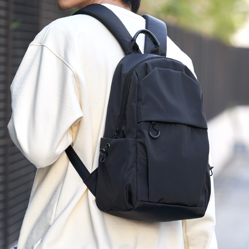2024新款双肩包l男款通勤包上班族小背包轻便出行旅行包大学生书