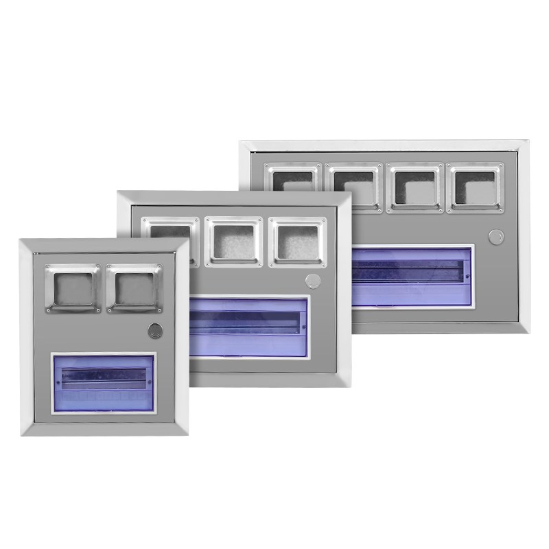不锈钢电表箱1户不锈钢配电箱201/304户外防水锈1表明暗装电表箱