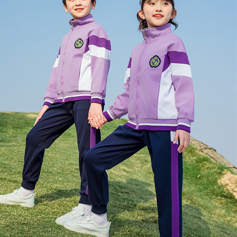 校服套装小学生幼儿园园服春秋装儿童棒球服班服运动学院风三件套