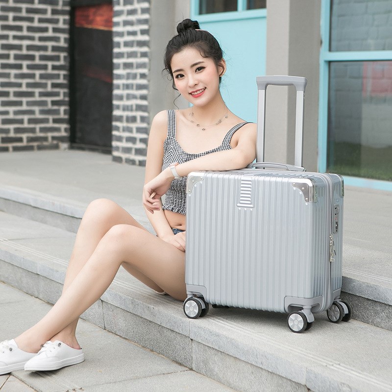迷你行李箱轻便小型登机拉杆箱20女密码旅J行箱子男18寸韩版小清