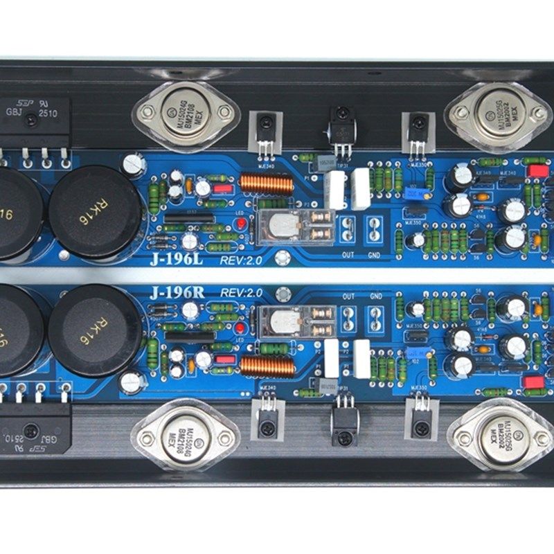 J196金封发烧级功放板 HiFi功放板 成品板测试好可调纯甲类 1对价