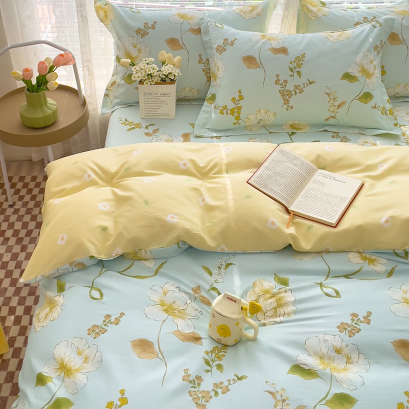 被套单件100全棉宿舍单人150x200x230cm双人被罩三件套四季款