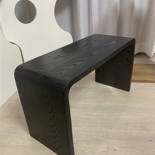 实木C型边几沙发小边桌 角几可移动茶几简约现代小茶桌.卧室床头