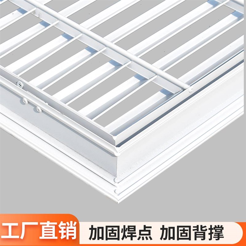铝合金双开门百叶窗百叶柜门通风口百叶门空调对开门百叶格栅防雨