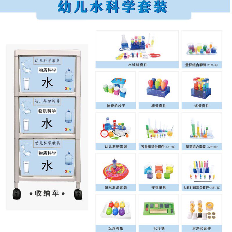 幼儿园科学教室i教具实验器材套装科技馆儿童区角玩具声光电组合