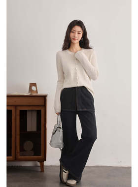 【12-27】9017 圆领羊绒衫 100%羊绒