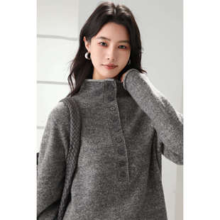 高领开衫 D6075新款 毛衫