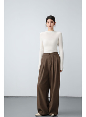 【12-27】9012 新款低领羊绒衫 100%羊绒