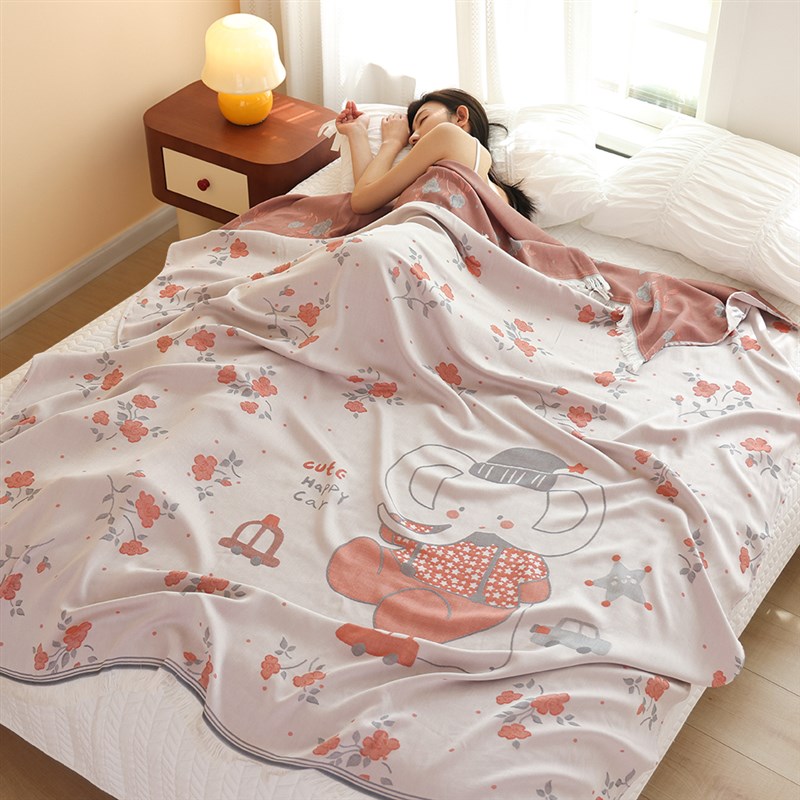 流苏竹纤维冷感盖毯夏季薄u款吸汗午睡空调毯莱赛尔天丝凉感毛巾