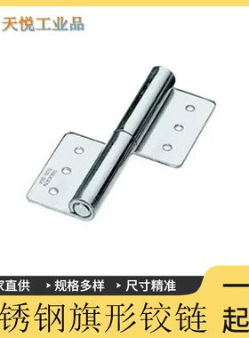 HFT41/46-100不锈钢拆卸u式拔插铰链B-1103-L/R不锈钢旗型拔插铰