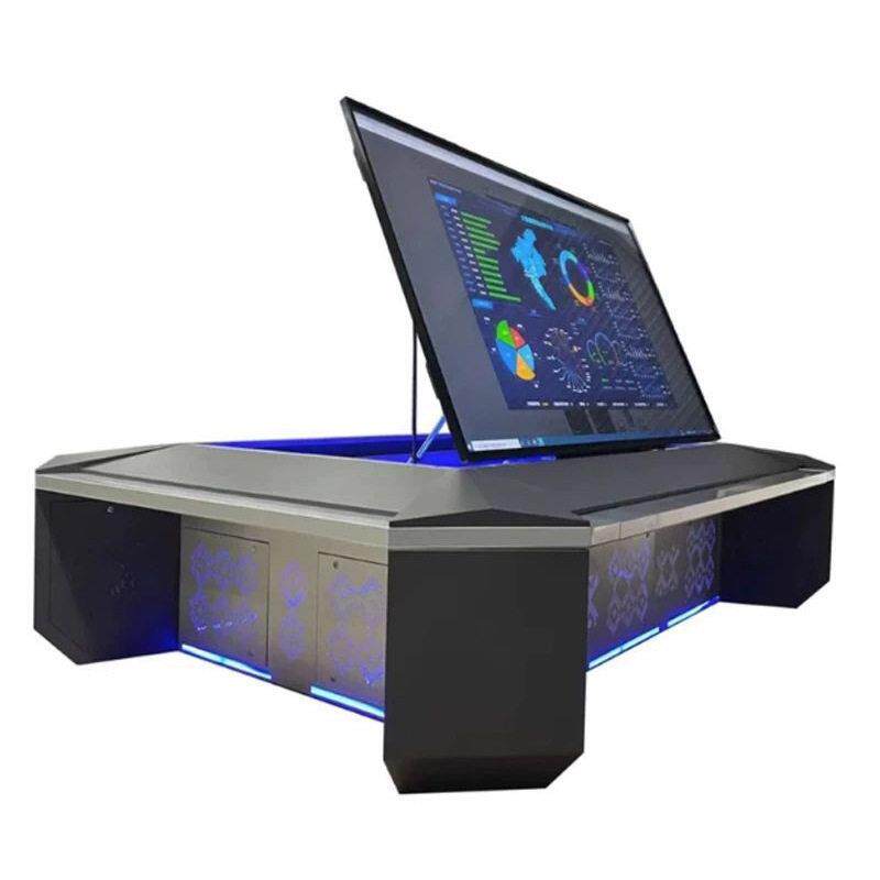 电子沙盘可升降军事作战指挥桌模拟三维地形地貌3D立体数字沙盘