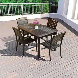 户外塑木桌子椅子公园别墅酒店旅游景点露台阳台花园大排档夜市桌