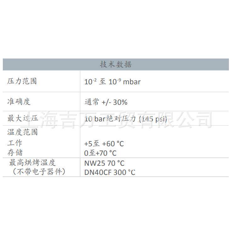 上海吉万 爱德华 真空泵AIM 有源冷阴极潘宁 真空计配件