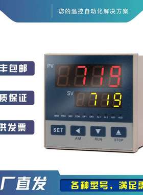 宇电温控器AI-719/AI-719P数显智能PID调节温度开关控制仪220V