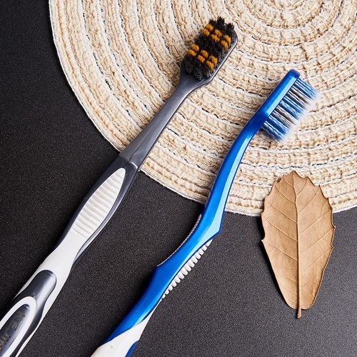 可净高级成人牙刷软毛偏中毛宽头螺旋丝双重加密情侣男女家用三笑