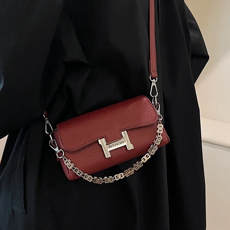 红色女士包包2024新款潮高级感百搭斜挎包秋冬时尚链条手提小方包,箱包皮具/热销女包/男包,通用款女包,淘宝优惠券,粉丝福利购,淘宝优惠卷