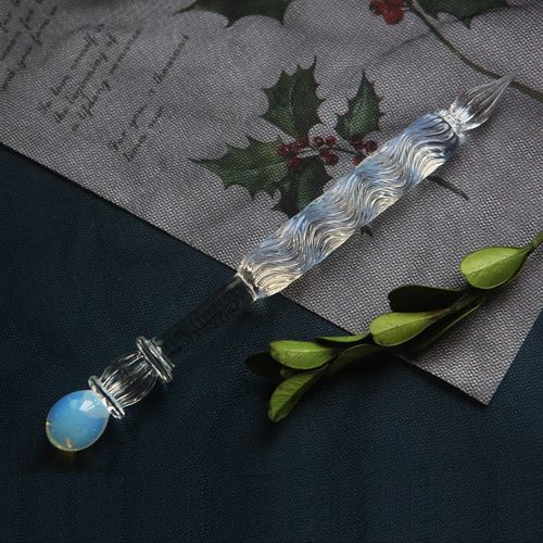 【七十二号笔家】力作玻璃蘸水笔沾水笔硬质彩墨钢笔手作书写工具