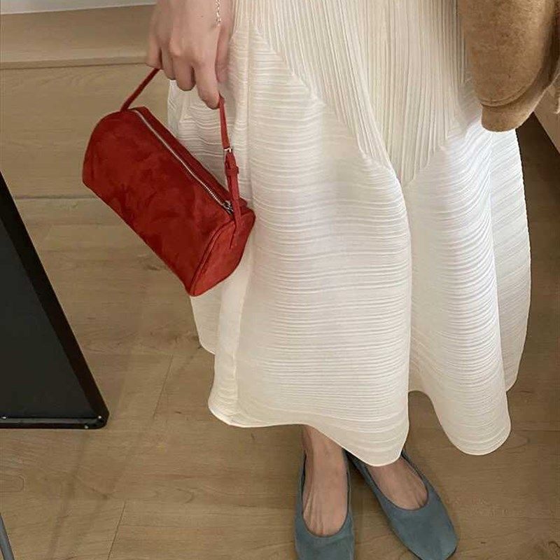 2024新款笔筒包简约休闲手拎小包绒面高级感手提包迷你单肩小方包,箱包皮具/热销女包/男包,通用款女包,淘宝优惠券,粉丝福利购,淘宝优惠卷