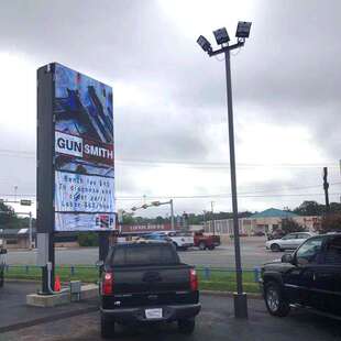 户外全彩LED显示屏户外广告立柱防水显示屏 p9广告媒体高清大屏幕