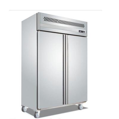 双门冰柜-22℃低温冷柜风冷厨房冰柜 Stainless steel freezer