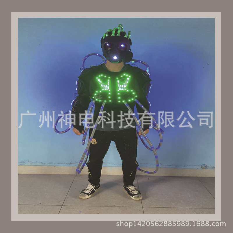 专业研发舞台发光服装 Party荧光服装 LED夜店服装 外销表演设备