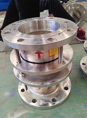 供标准口径B2F双法兰限位伸缩接头型号 焊接式不锈钢管路补偿器
