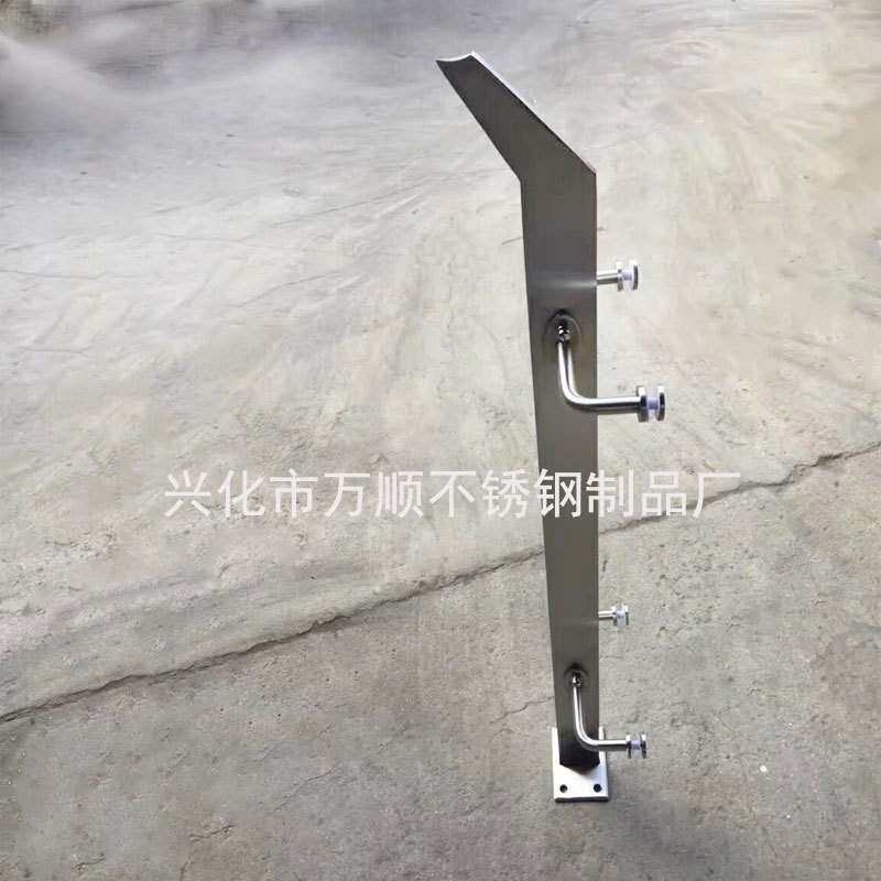 不锈钢立柱不锈钢玻璃扶手 玻璃栏杆 304不锈钢立柱
