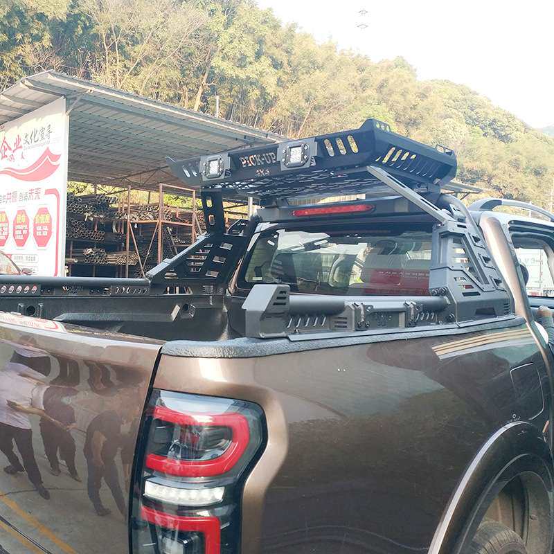 皮卡改装后尾箱厢斗护栏用长城炮龙门架纳瓦拉防滚架配件汽车用品