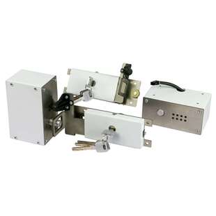 GA/T73-2015B级新标准银行锁卷帘卷闸门防盗锁 自动双电插锁B级锁