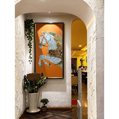 高端立体实物装饰画金帝