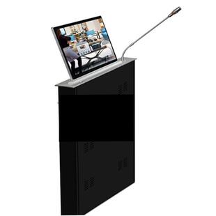 天帝会议桌升降器显示屏无纸化会议系统智能办公桌面液晶屏触控