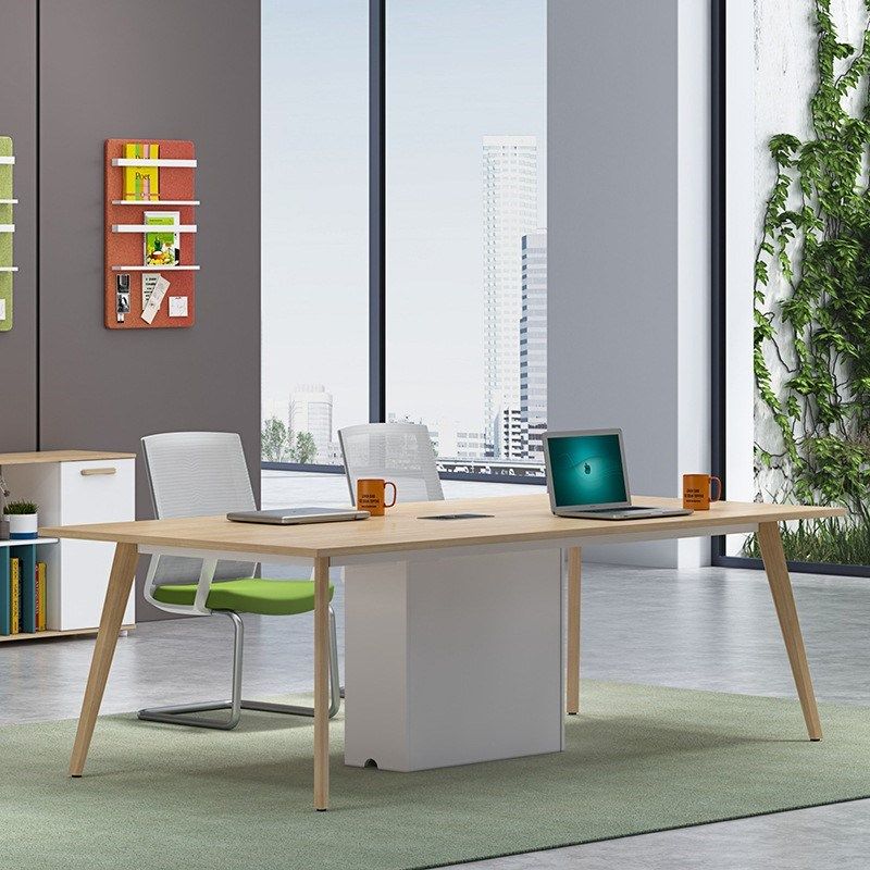 新品会议桌长桌简约现代大小型北欧简易洽谈桌长条桌椅组合办公家