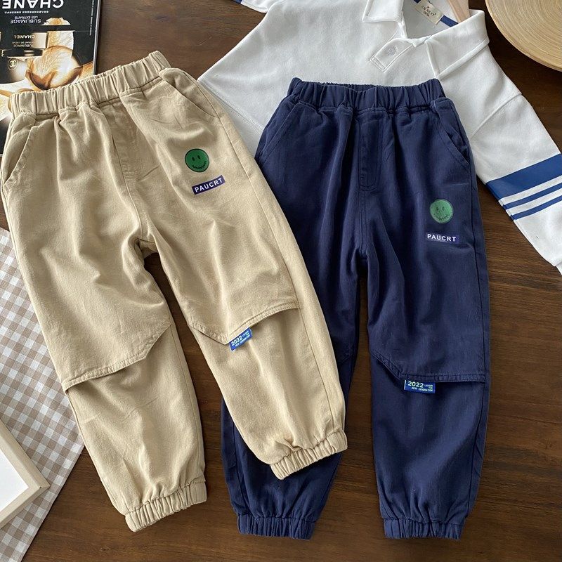 双层夹裤~贴身面是针织棉布 男童宽松水洗棉布休闲裤 长裤,童装/婴儿装/亲子装,裤子,淘宝优惠券,粉丝福利购,淘宝优惠卷