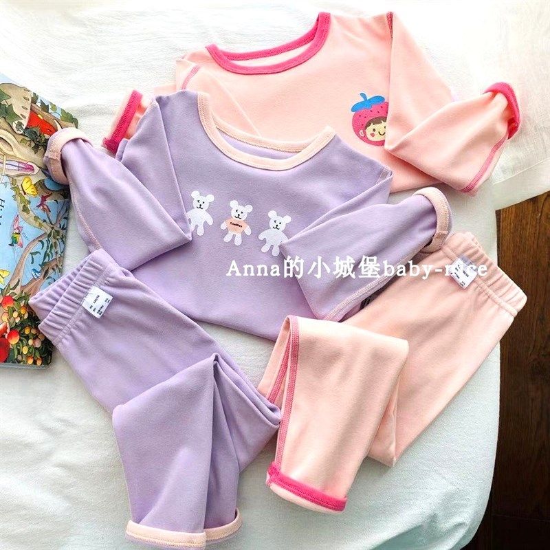 女童家居服秋冬德绒发热衣裤儿童宝宝无骨卡通秋衣卫生裤内衣两件,童装/婴儿装/亲子装,家居服套装,淘宝优惠券,粉丝福利购,淘宝优惠卷