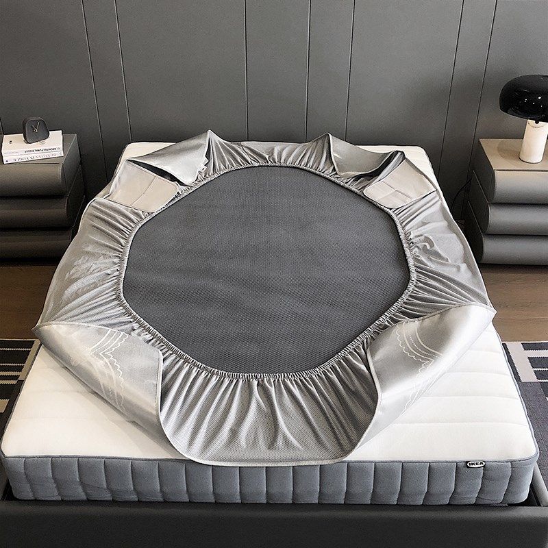 高端提花冰丝凉席三件套1.5夏季冰感裸睡软席婴儿可用1.2米床笠款,床上用品,冰丝席,淘宝优惠券,粉丝福利购,淘宝优惠卷